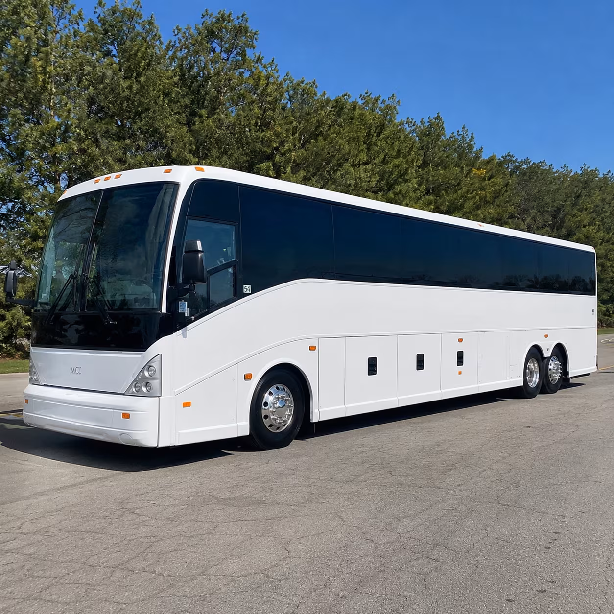 newport news charter bus services exterior