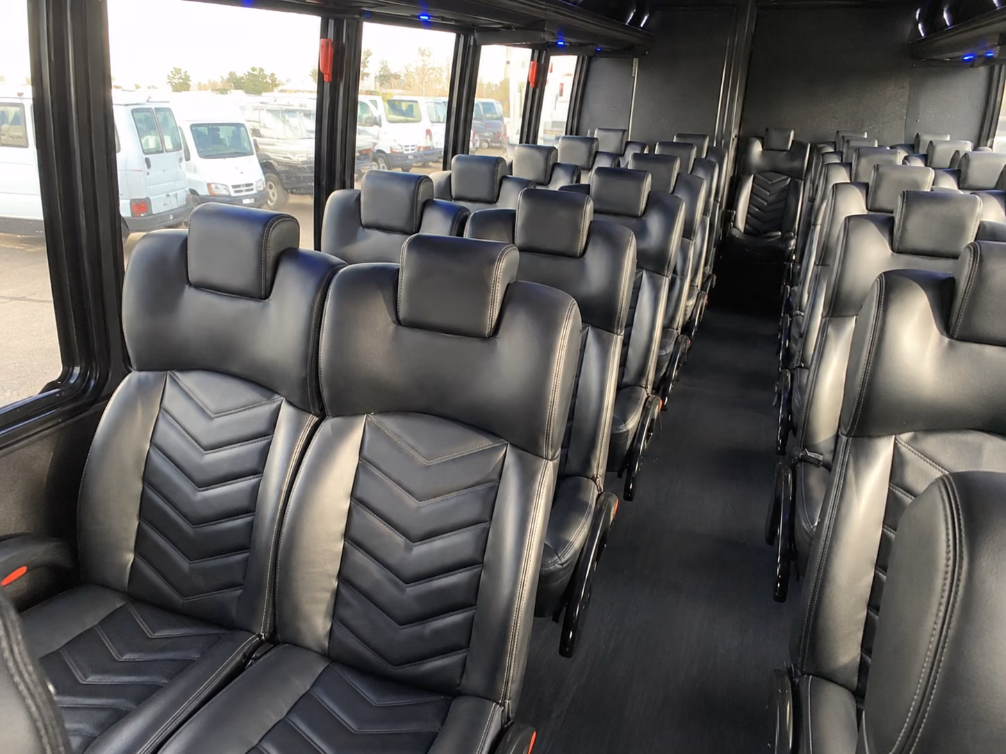 newport news sporting event transportation onboard seating